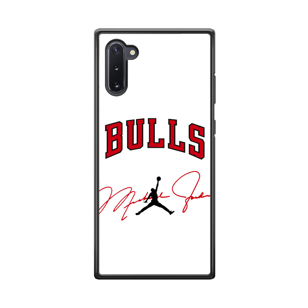Air Jordan Chicago Bulls Signature Samsung Galaxy Note 10 Case