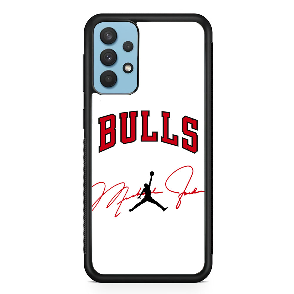 Air Jordan Chicago Bulls Signature Samsung Galaxy A32 Case
