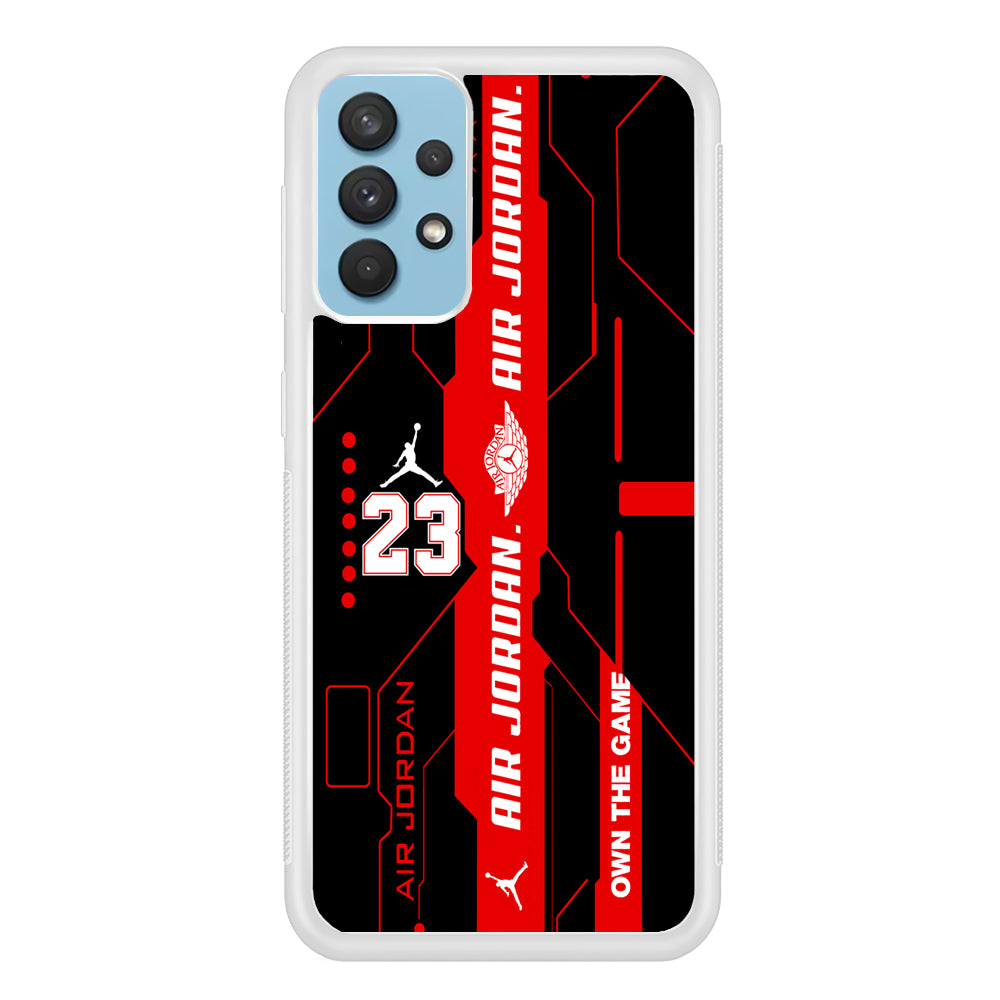 Air Jordan Crafting The Cyber Samsung Galaxy A32 Case