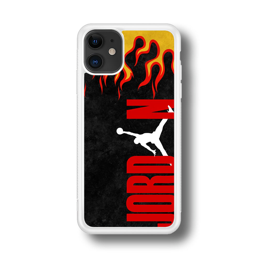 Air Jordan Flame Fire iPhone 11 Case
