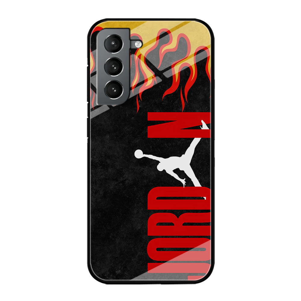 Air Jordan Flame Fire Samsung Galaxy S21 Plus Case