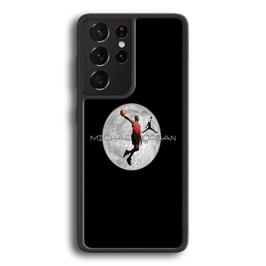 Air Jordan Flying On The Moon Samsung Galaxy S21 Ultra Case - Ezzystore