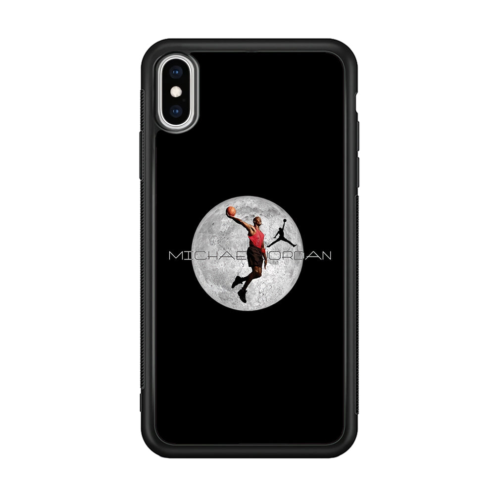 Air Jordan Flying On The Moon iPhone XS Case