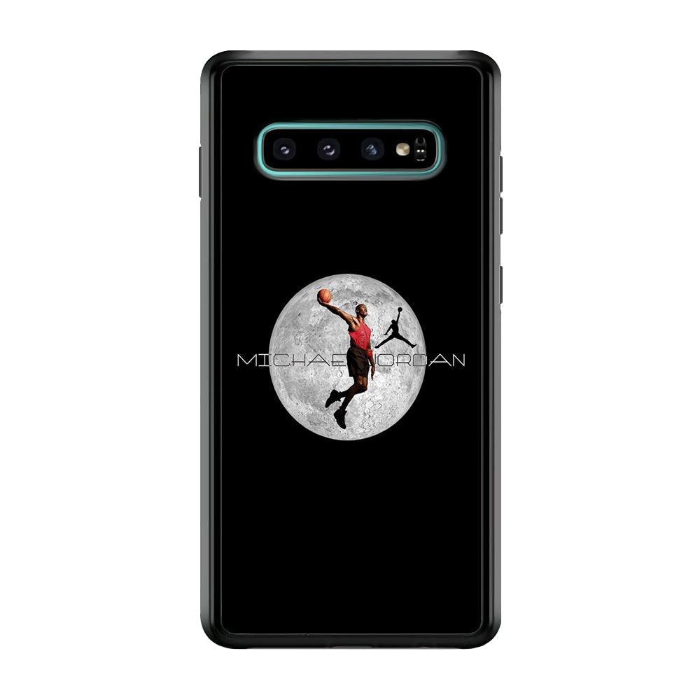 Air Jordan Flying On The Moon Samsung Galaxy S10 Plus Case
