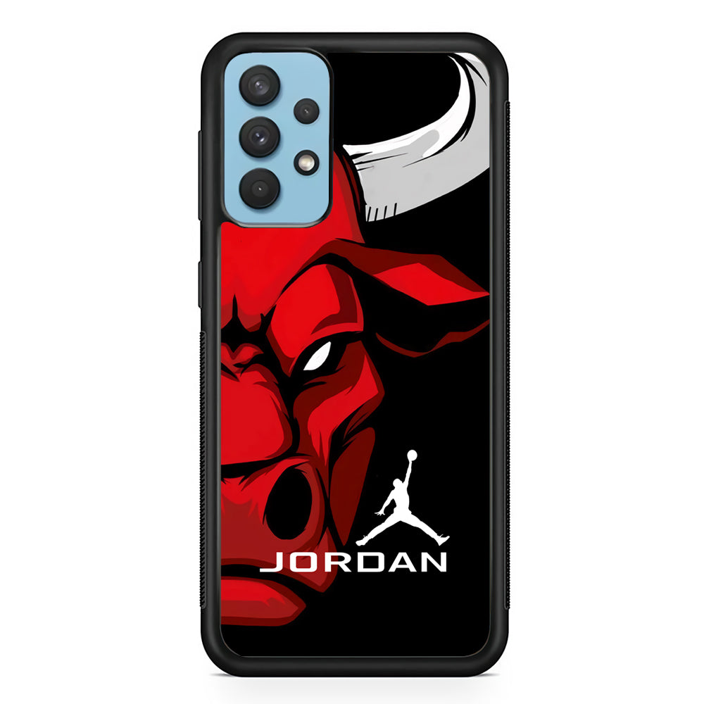 Air Jordan Icon Of Chicago Bulls Samsung Galaxy A32 Case