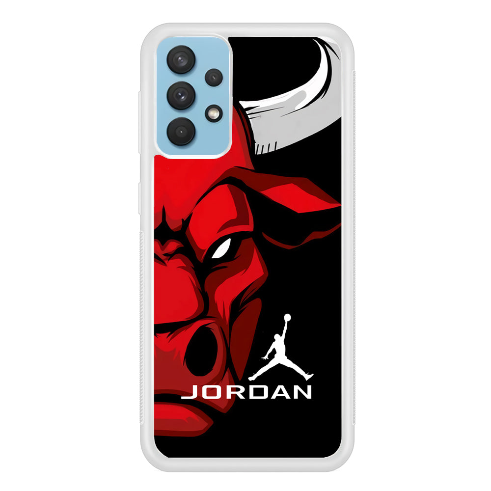 Air Jordan Icon Of Chicago Bulls Samsung Galaxy A32 Case