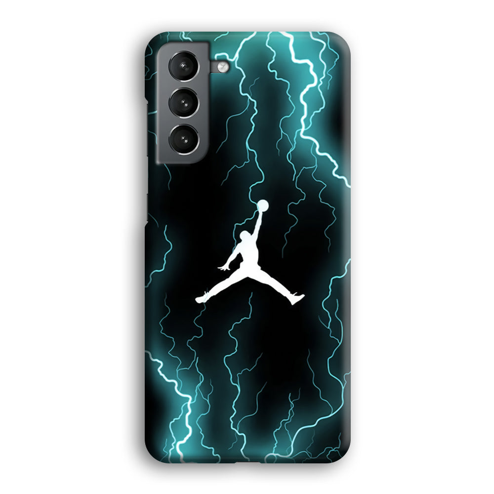 Air Jordan Lightning Pattern Samsung Galaxy S21 Plus Case