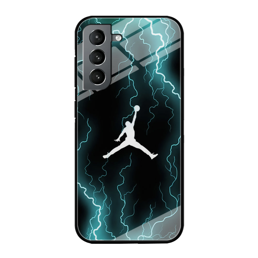 Air Jordan Lightning Pattern Samsung Galaxy S21 Plus Case