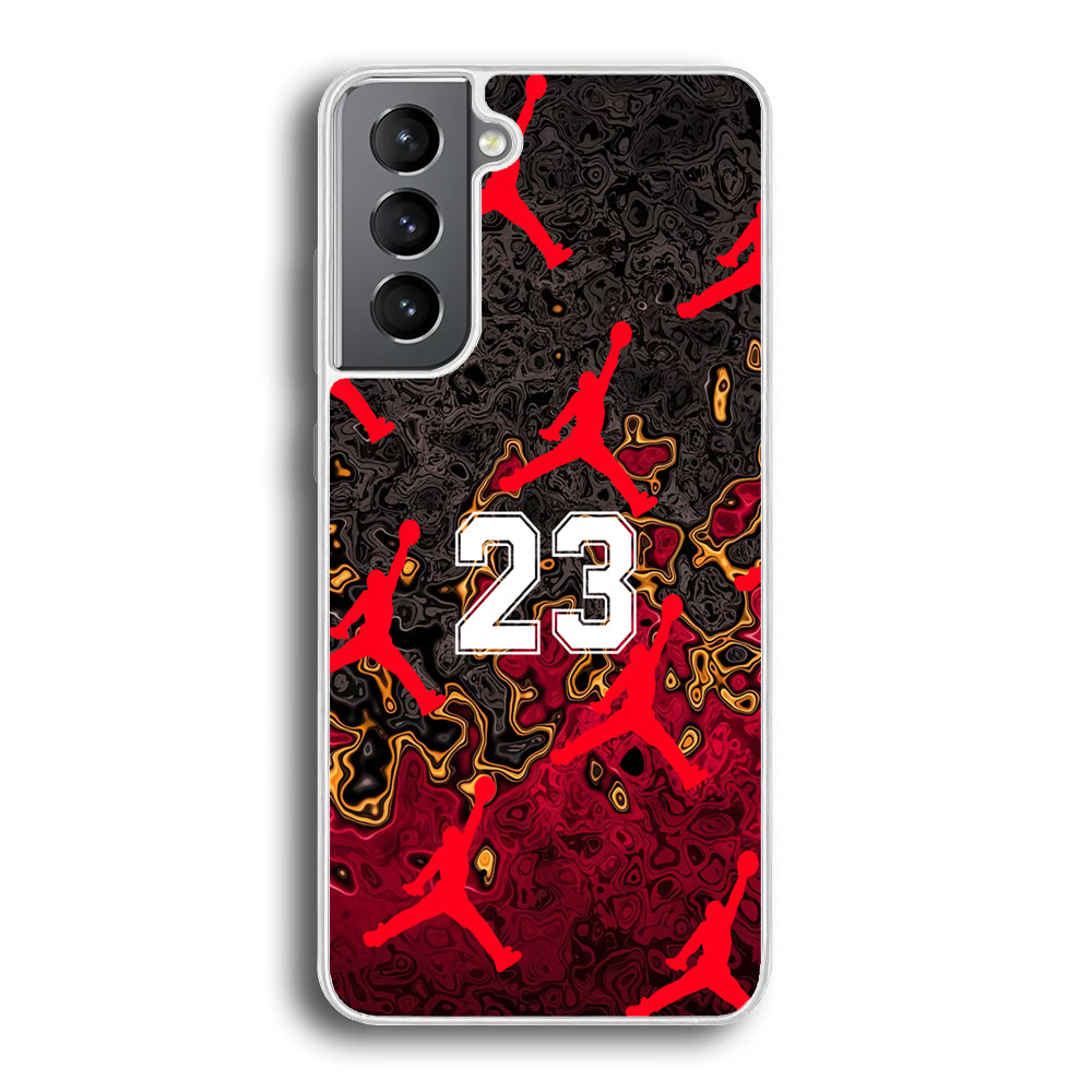 Air Jordan Marble Abstract Samsung Galaxy S21 Plus Case
