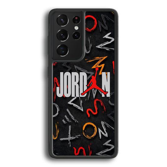 Air Jordan Mix Shape Samsung Galaxy S21 Ultra Case - Ezzystore