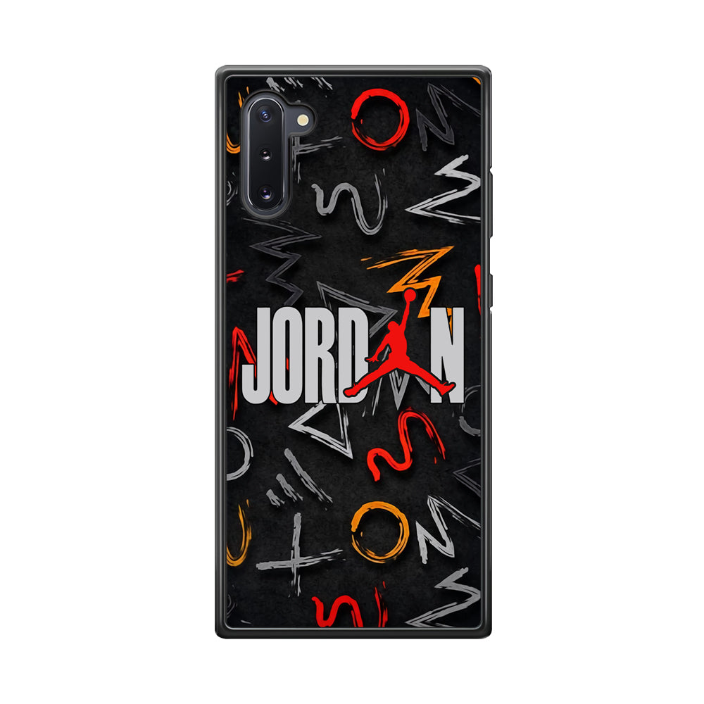 Air Jordan Mix Shape Samsung Galaxy Note 10 Case