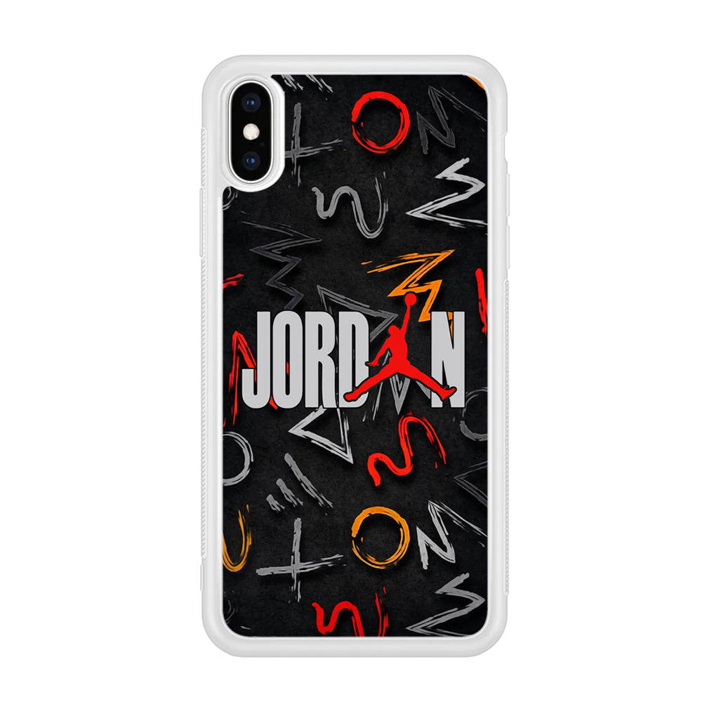 Air Jordan Mix Shape iPhone XS Case