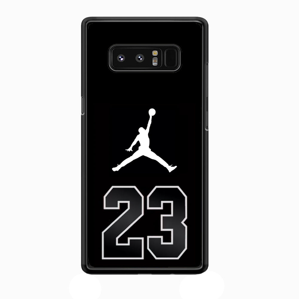 Air Jordan Number Icon Black Samsung Galaxy Note 8 Case