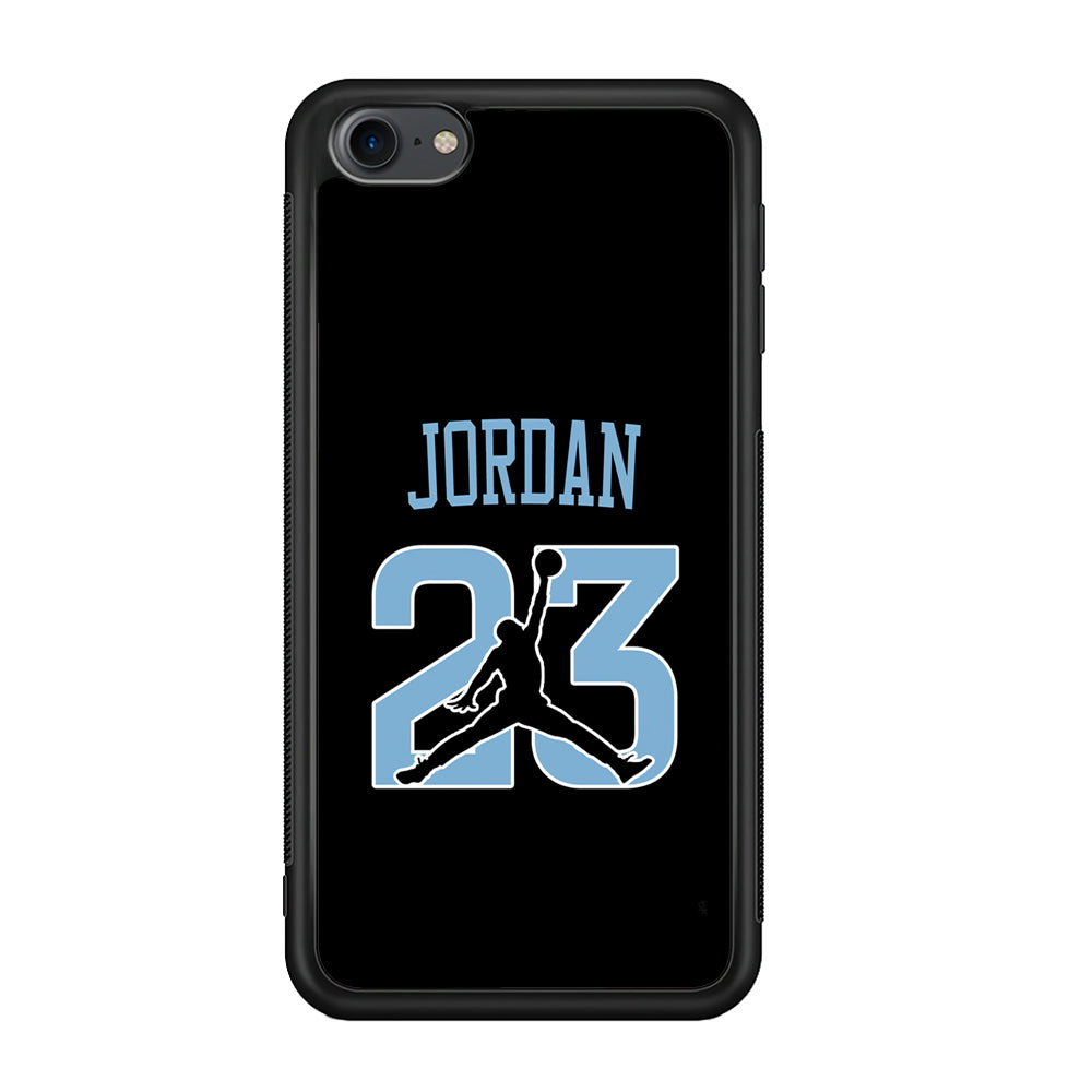 Air Jordan Number Icon Sky Blue iPod Touch 6 Case - Ezzystore