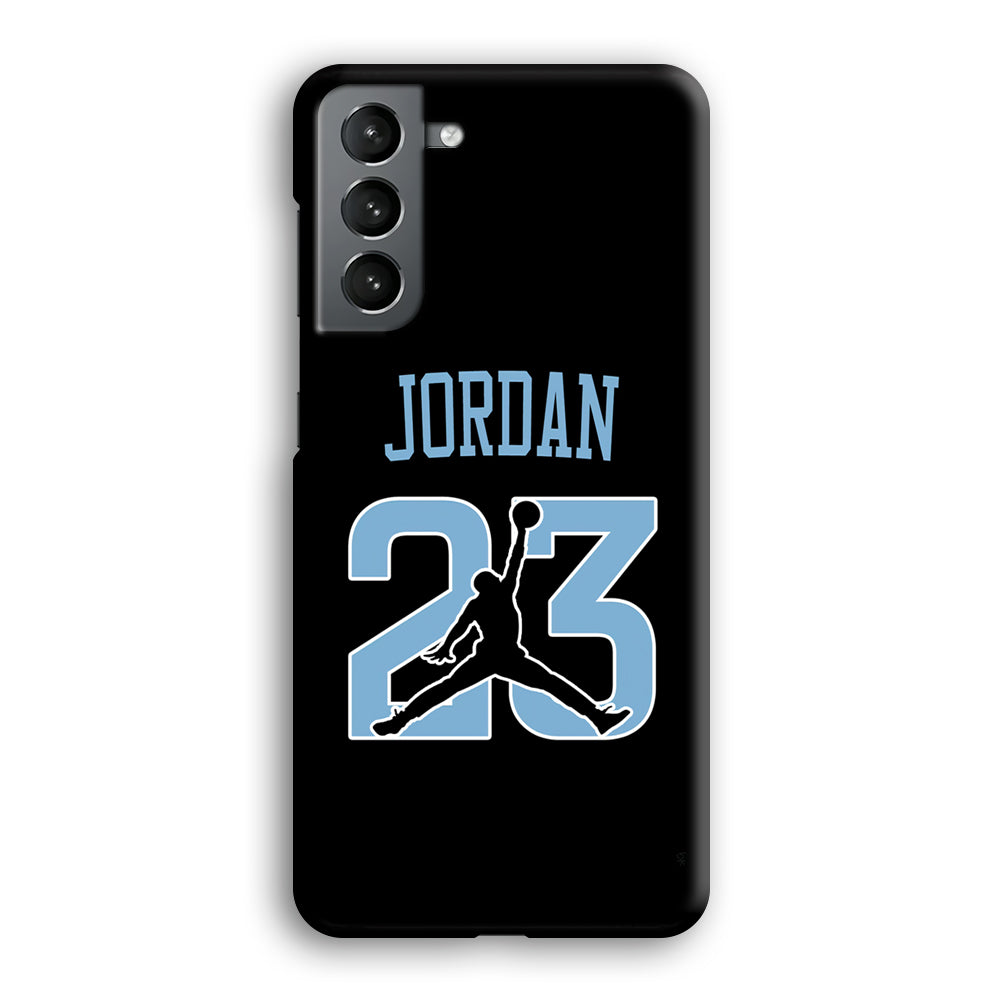 Air Jordan Number Icon Sky Blue Samsung Galaxy S21 Plus Case
