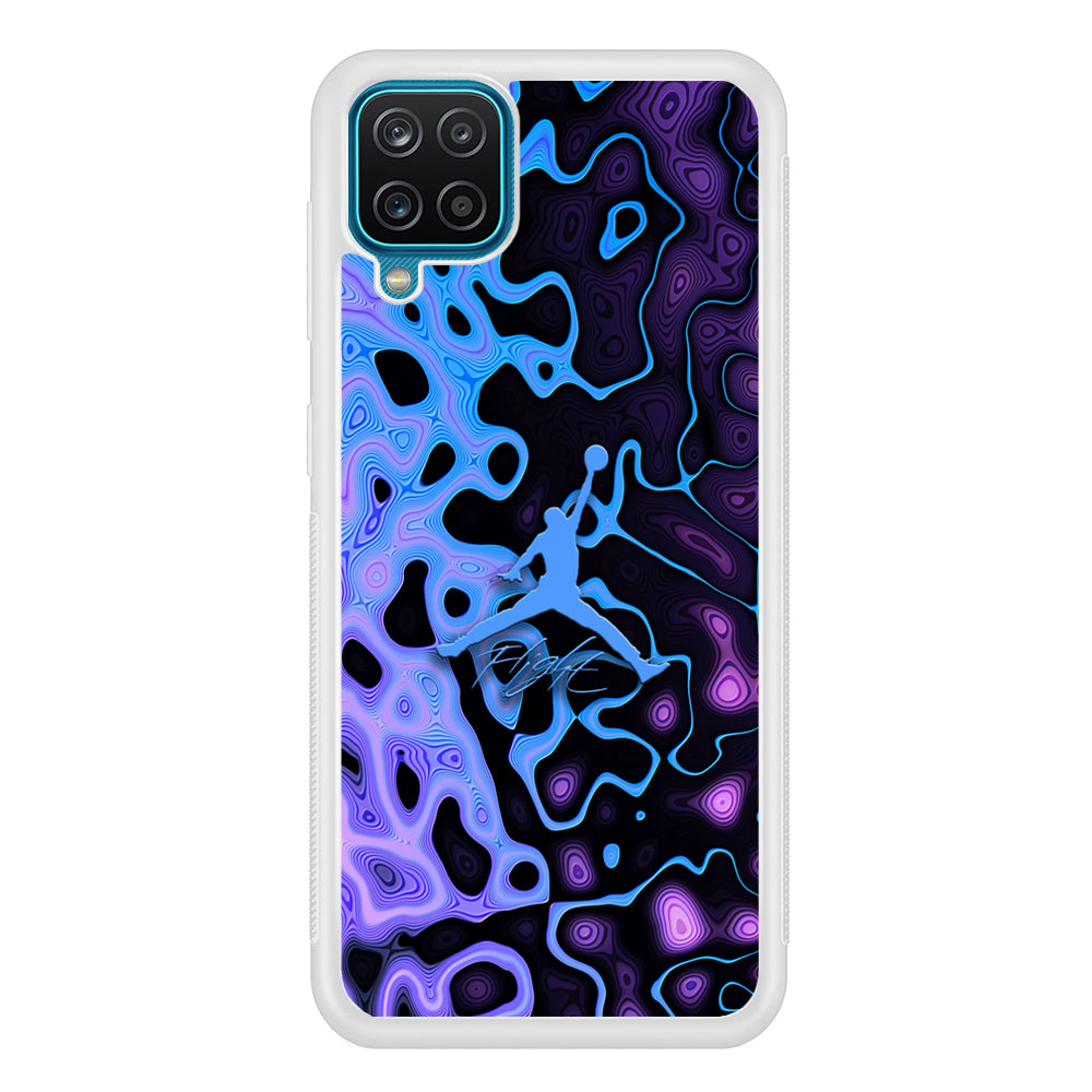 Air Jordan Purple Liquid Samsung Galaxy A12 Case