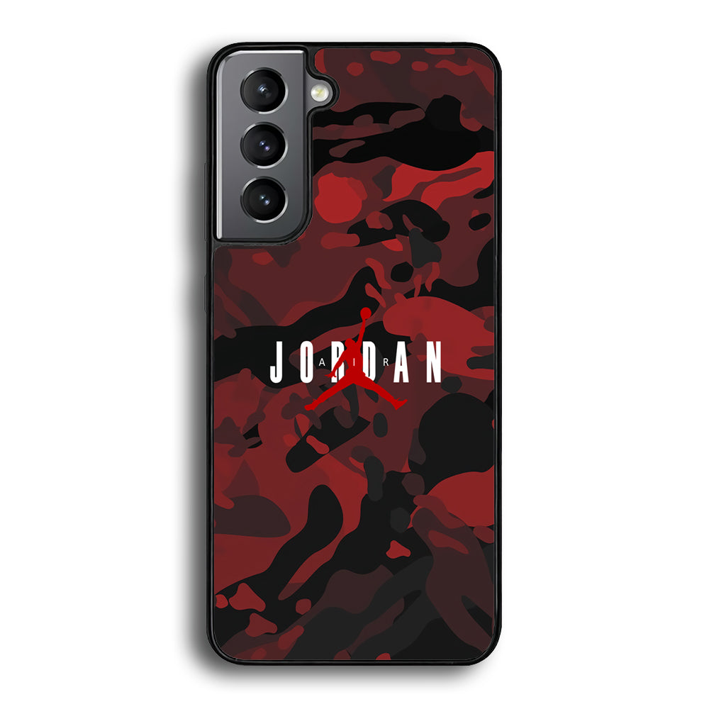 Air Jordan Red Lunar Eclipse Samsung Galaxy S21 Plus Case