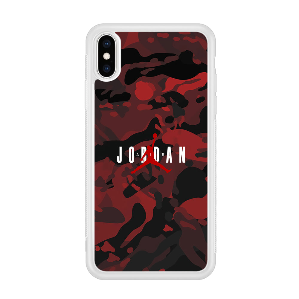 Air Jordan Red Lunar Eclipse iPhone XS Case