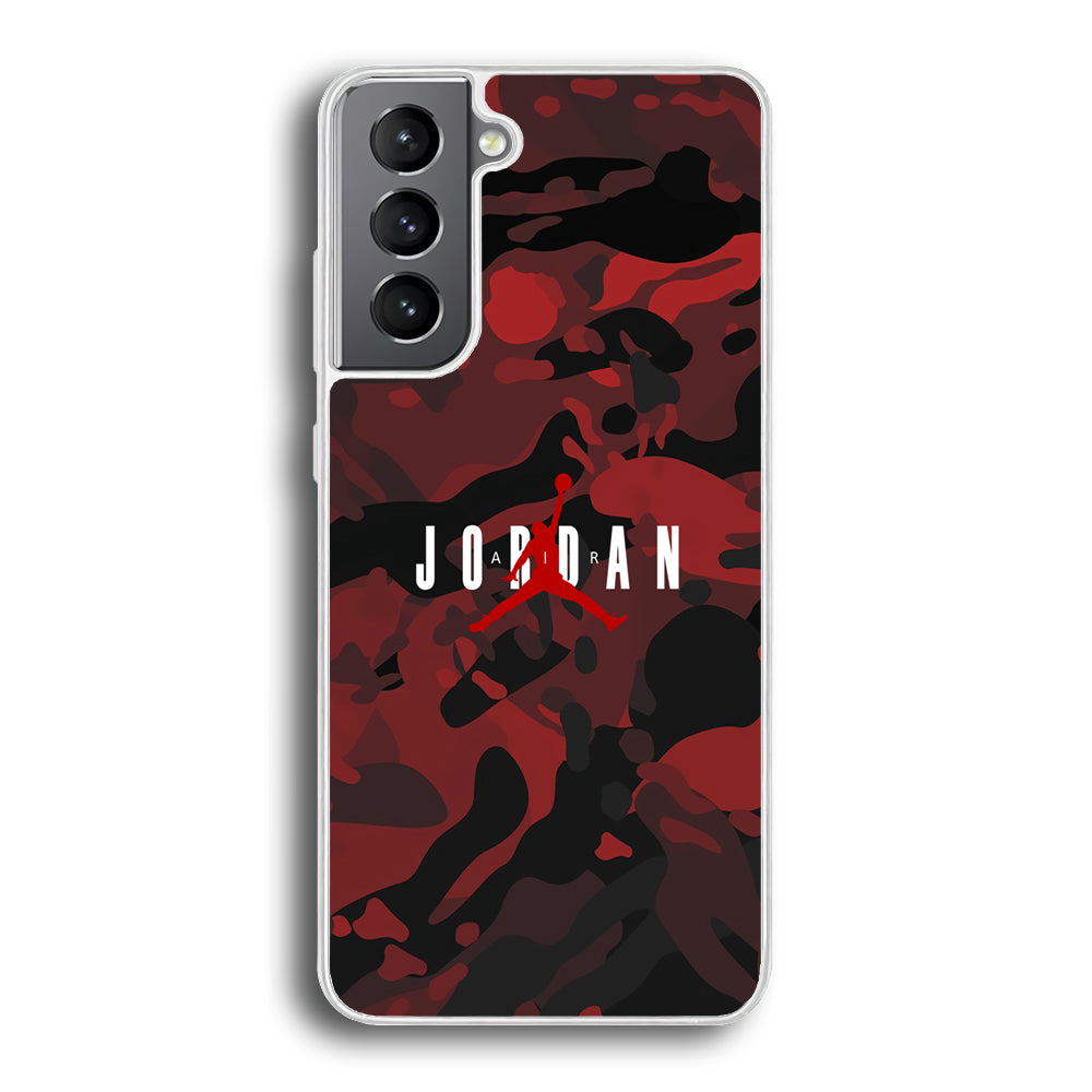 Air Jordan Red Lunar Eclipse Samsung Galaxy S21 Plus Case