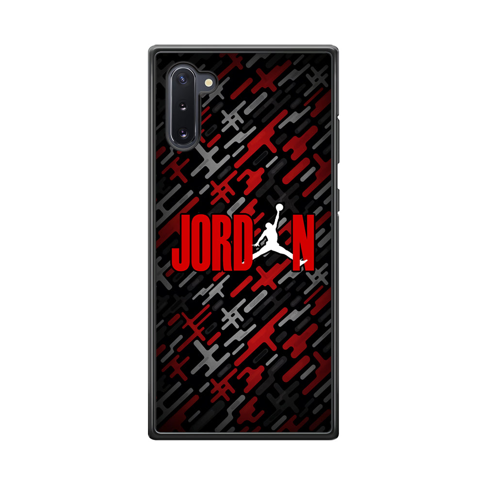 Air Jordan Red Shape Abstract Samsung Galaxy Note 10 Case