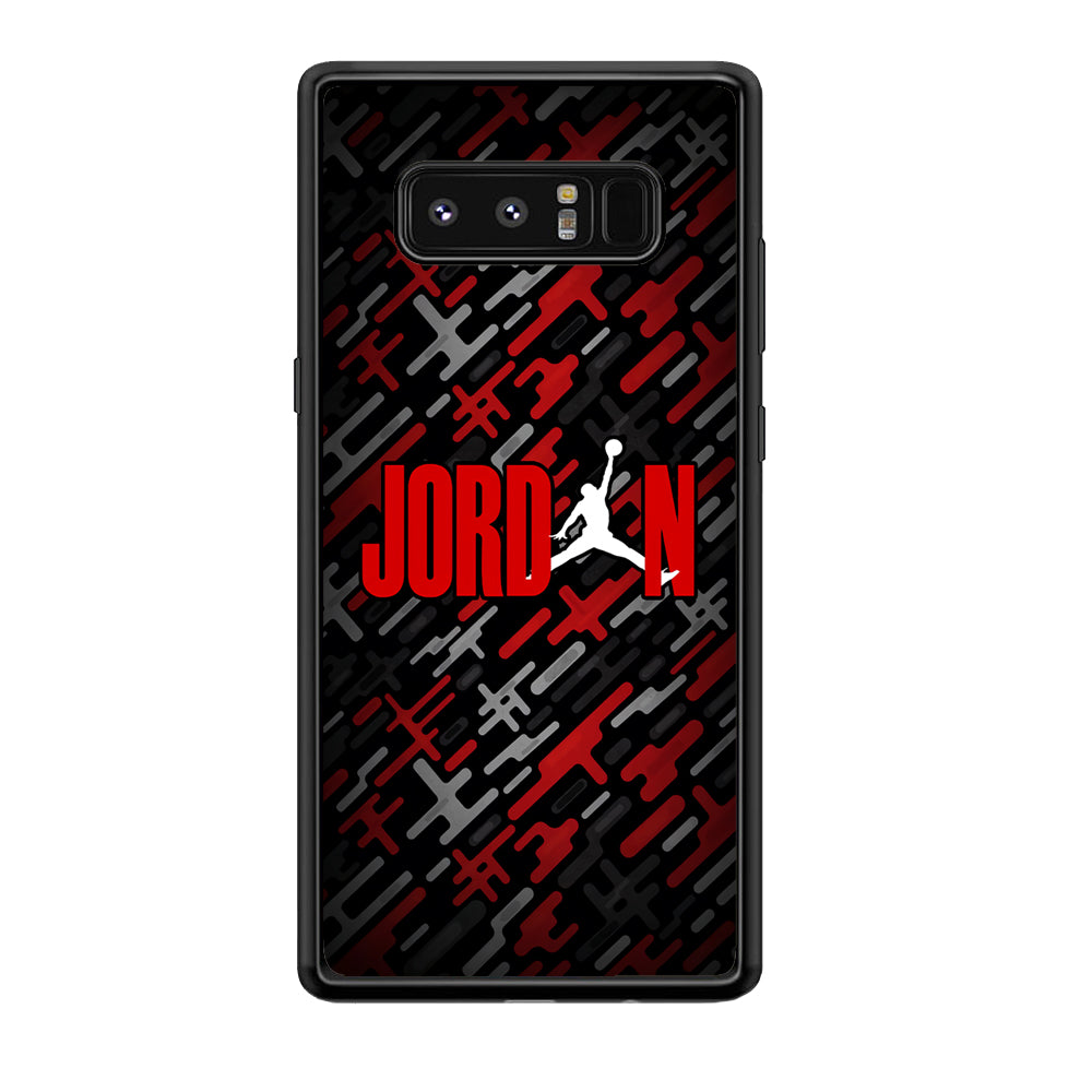 Air Jordan Red Shape Abstract Samsung Galaxy Note 8 Case