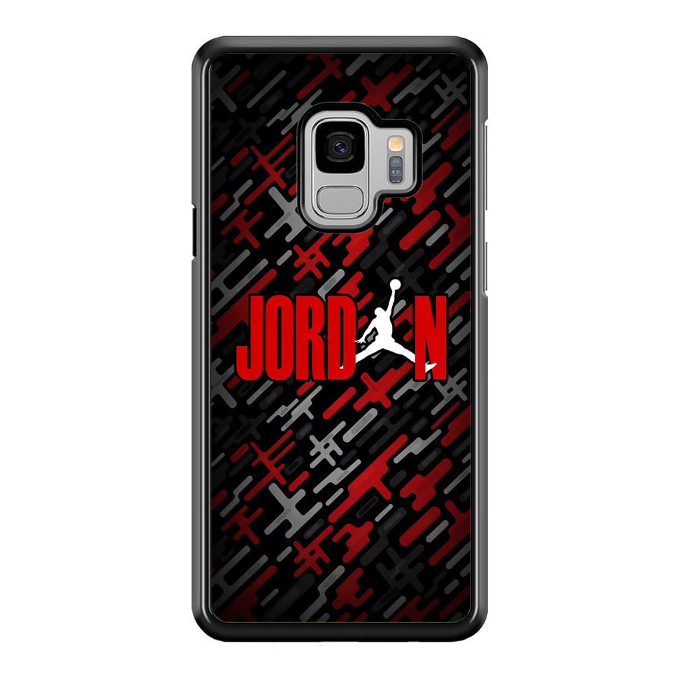 Air Jordan Red Shape Abstract Samsung Galaxy S9 Case