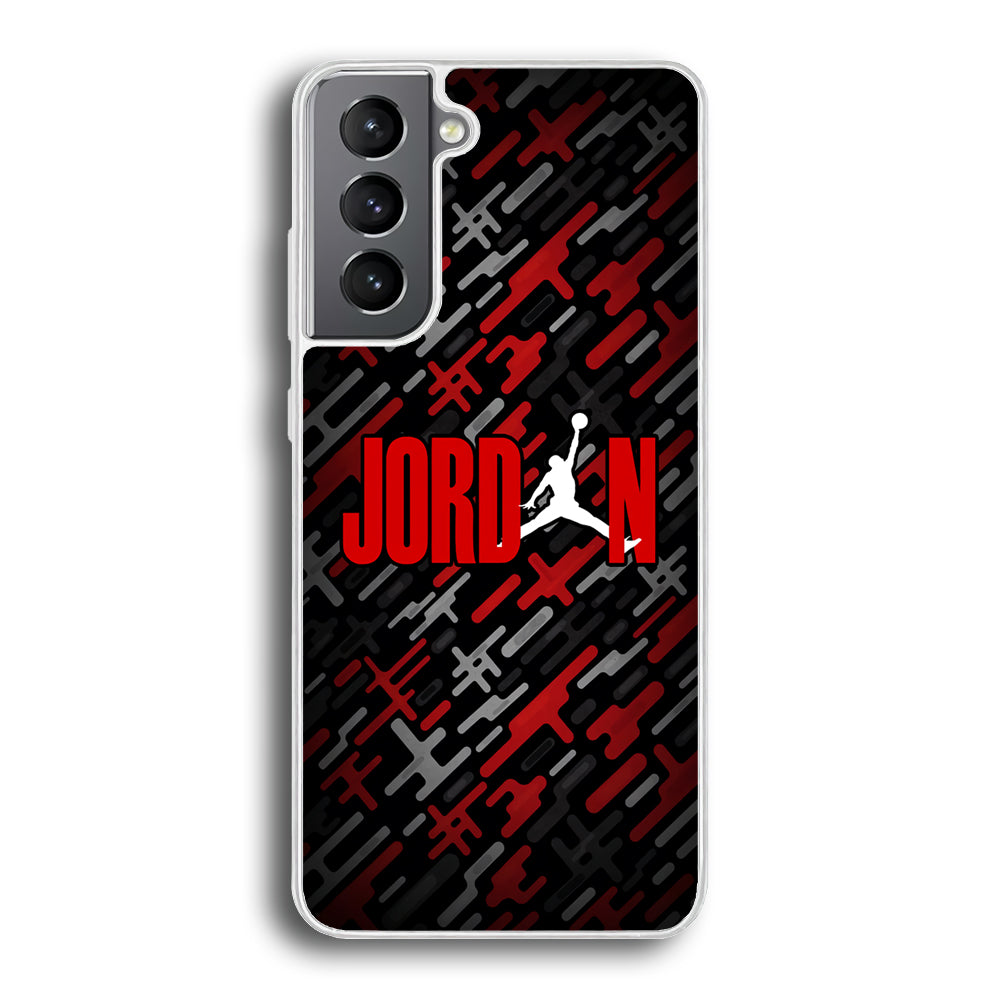 Air Jordan Red Shape Abstract Samsung Galaxy S21 Plus Case