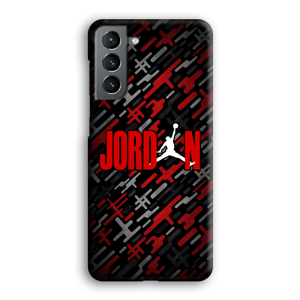 Air Jordan Red Shape Abstract Samsung Galaxy S21 Plus Case