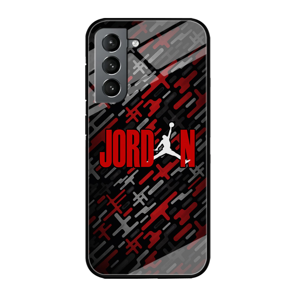 Air Jordan Red Shape Abstract Samsung Galaxy S21 Plus Case
