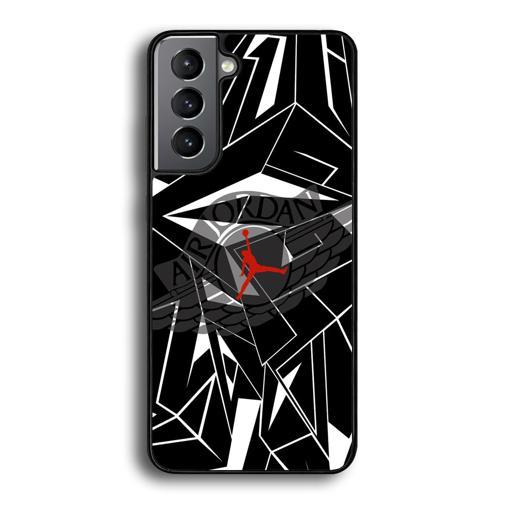 Air Jordan Red Shine Samsung Galaxy S21 Case