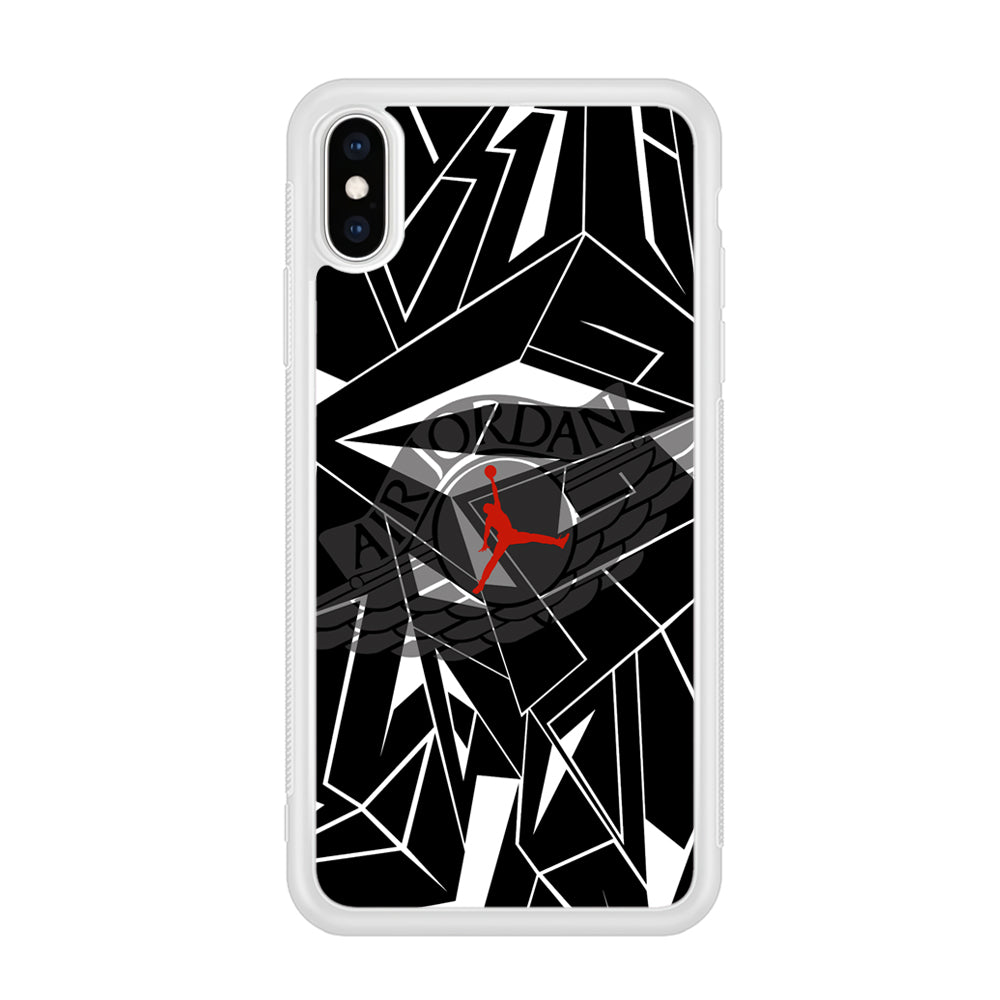 Air Jordan Red Shine iPhone XS Case