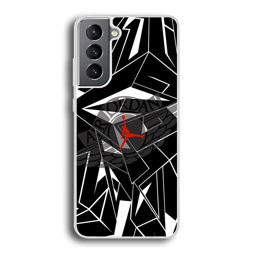 Air Jordan Red Shine Samsung Galaxy S21 Case