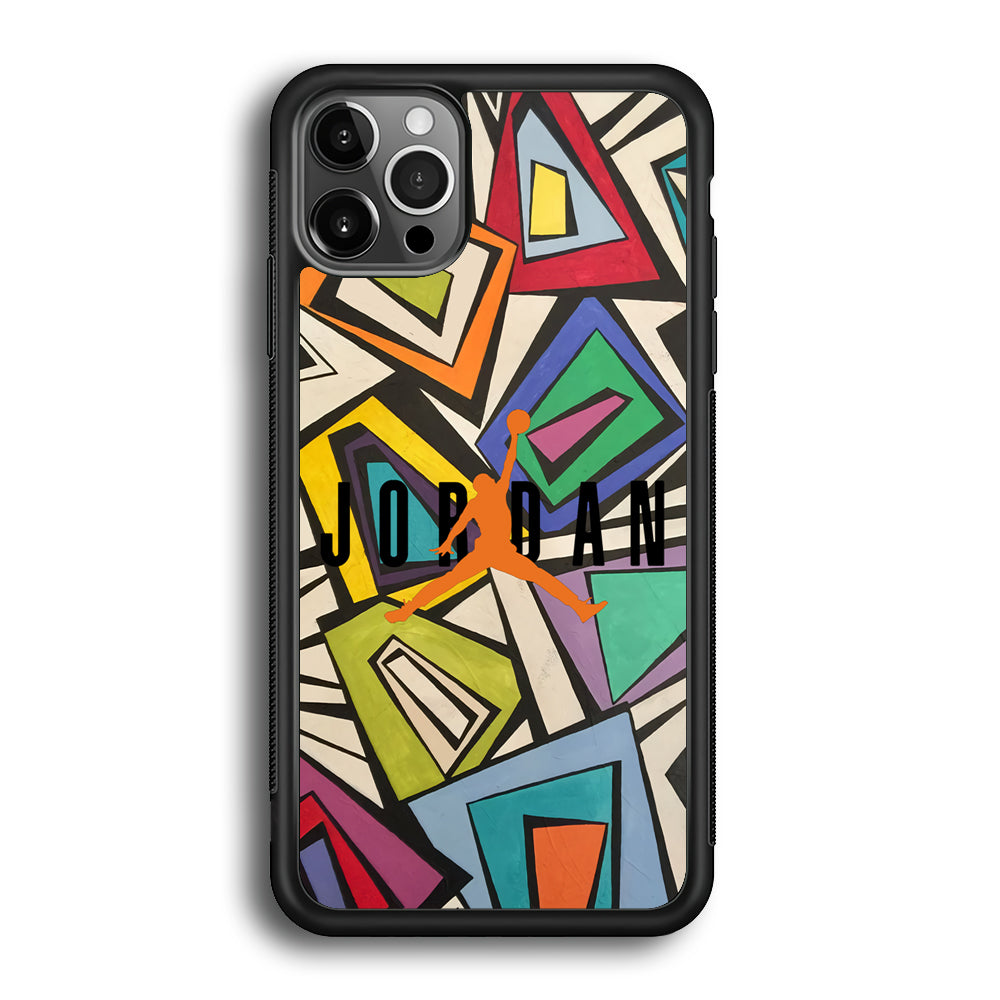 Air Jordan Retro Shape Abstract iPhone 12 Pro Max Case