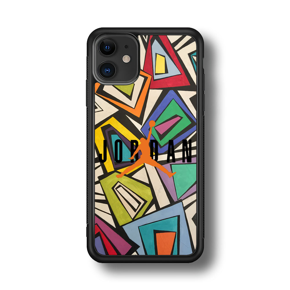 Air Jordan Retro Shape Abstract iPhone 11 Case