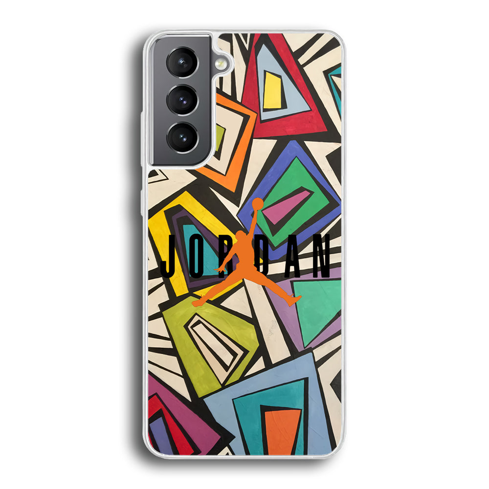 Air Jordan Retro Shape Abstract Samsung Galaxy S21 Plus Case