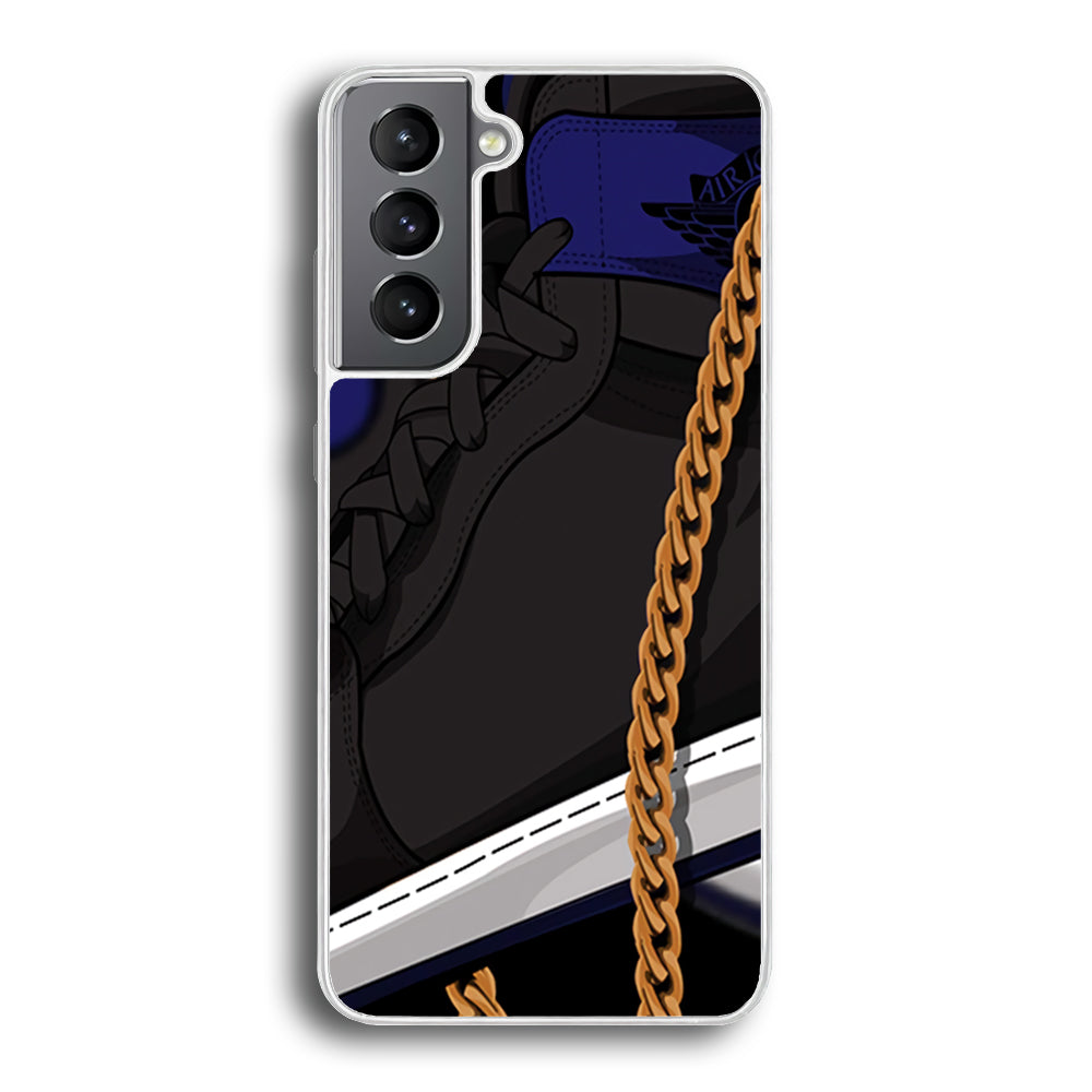 Air Jordan Shoes Grey Samsung Galaxy S21 Plus Case