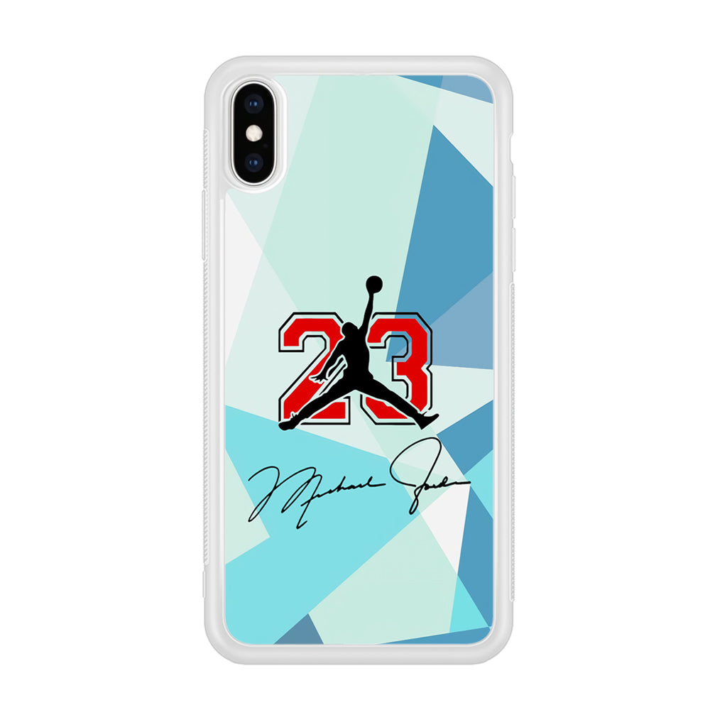 Air Jordan Signature Of Number iPhone XS Case