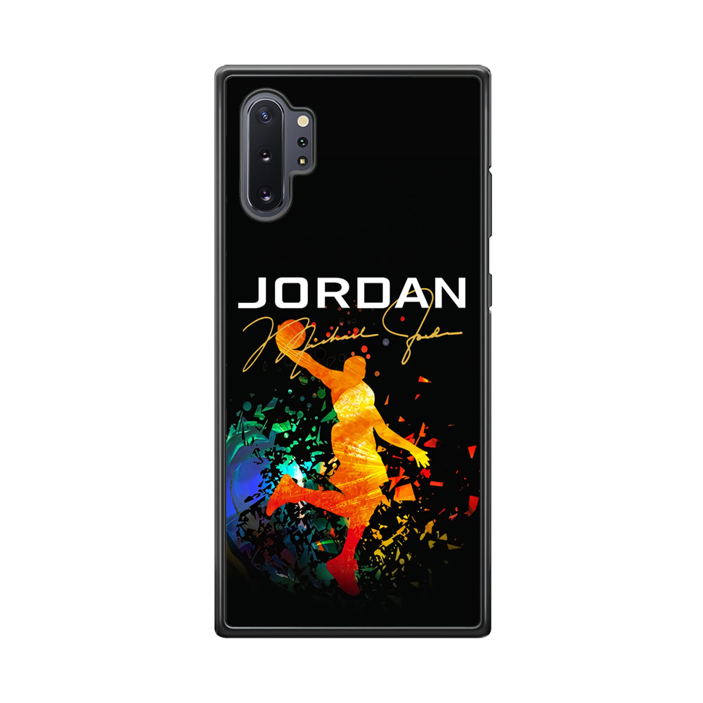 Air Jordan Slam Dunk Style Signature Samsung Galaxy Note 10 Plus Case