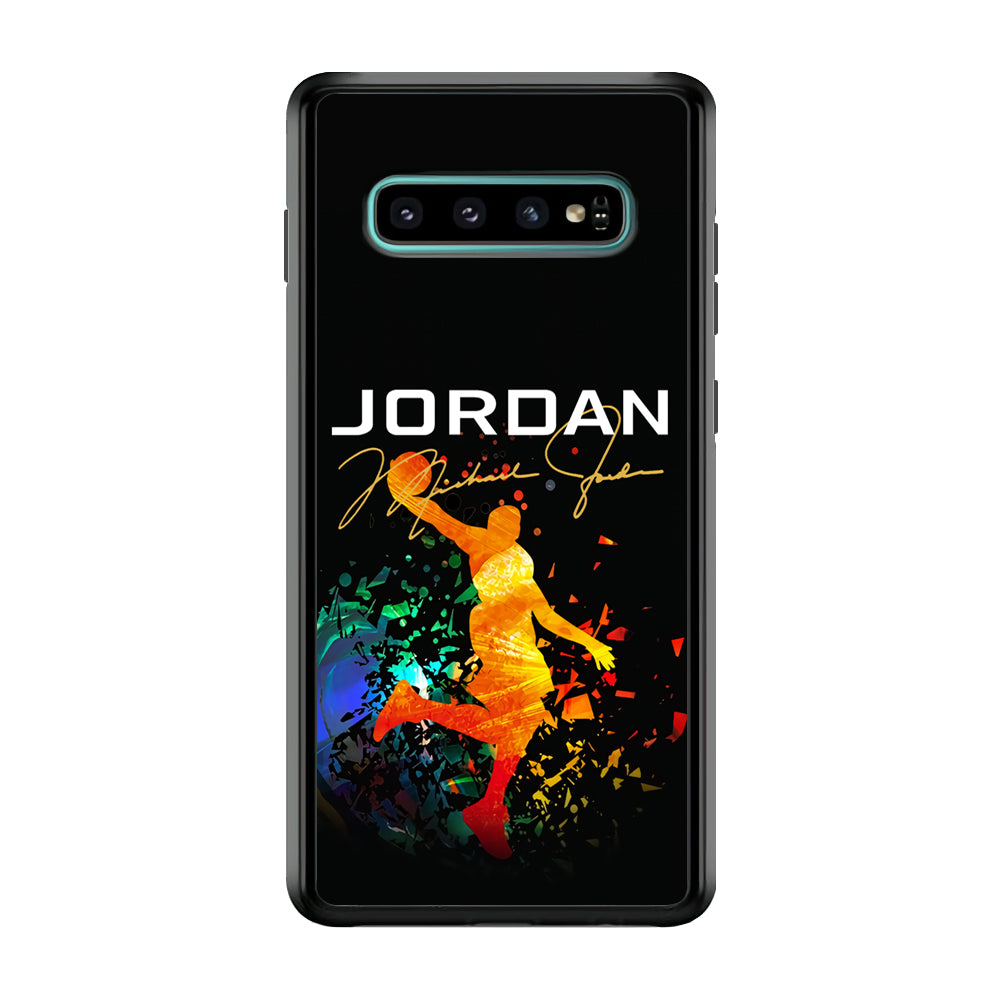 Air Jordan Slam Dunk Style Signature Samsung Galaxy S10 Plus Case