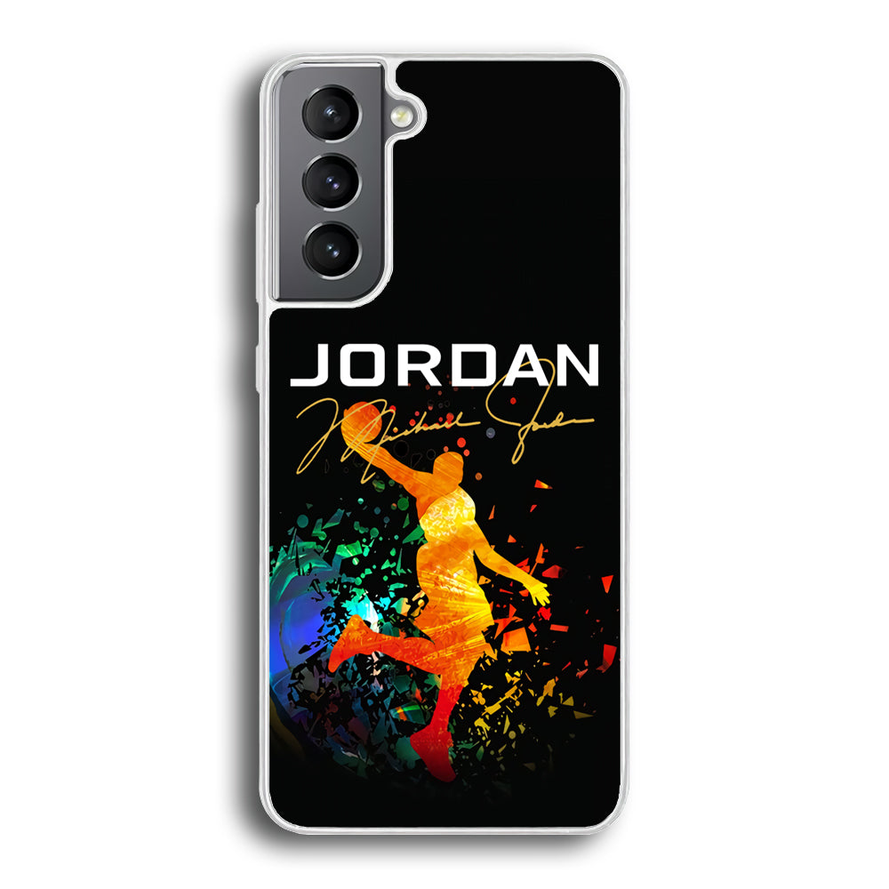Air Jordan Slam Dunk Style Signature Samsung Galaxy S21 Plus Case