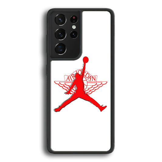 Air Jordan Symbol Emblem Samsung Galaxy S21 Ultra Case - Ezzystore