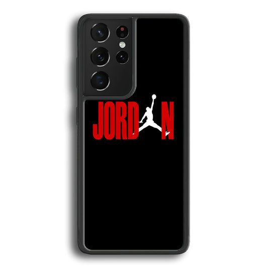 Air Jordan Word Icon Samsung Galaxy S21 Ultra Case - Ezzystore