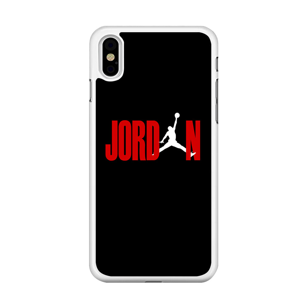 Air Jordan Word Icon iPhone Xs Case