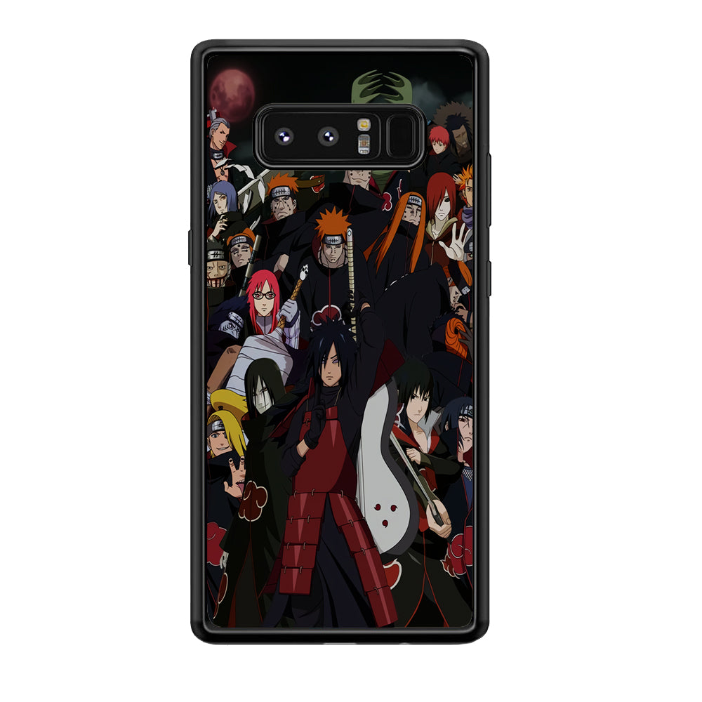 Akatsuki Vilains Character Samsung Galaxy Note 8 Case