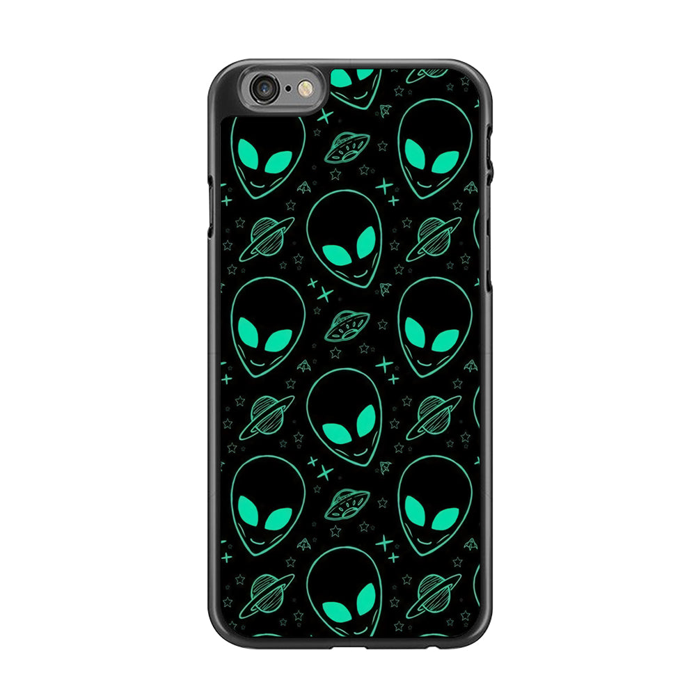 Alien Green Doodle iPhone 6 | 6s Case
