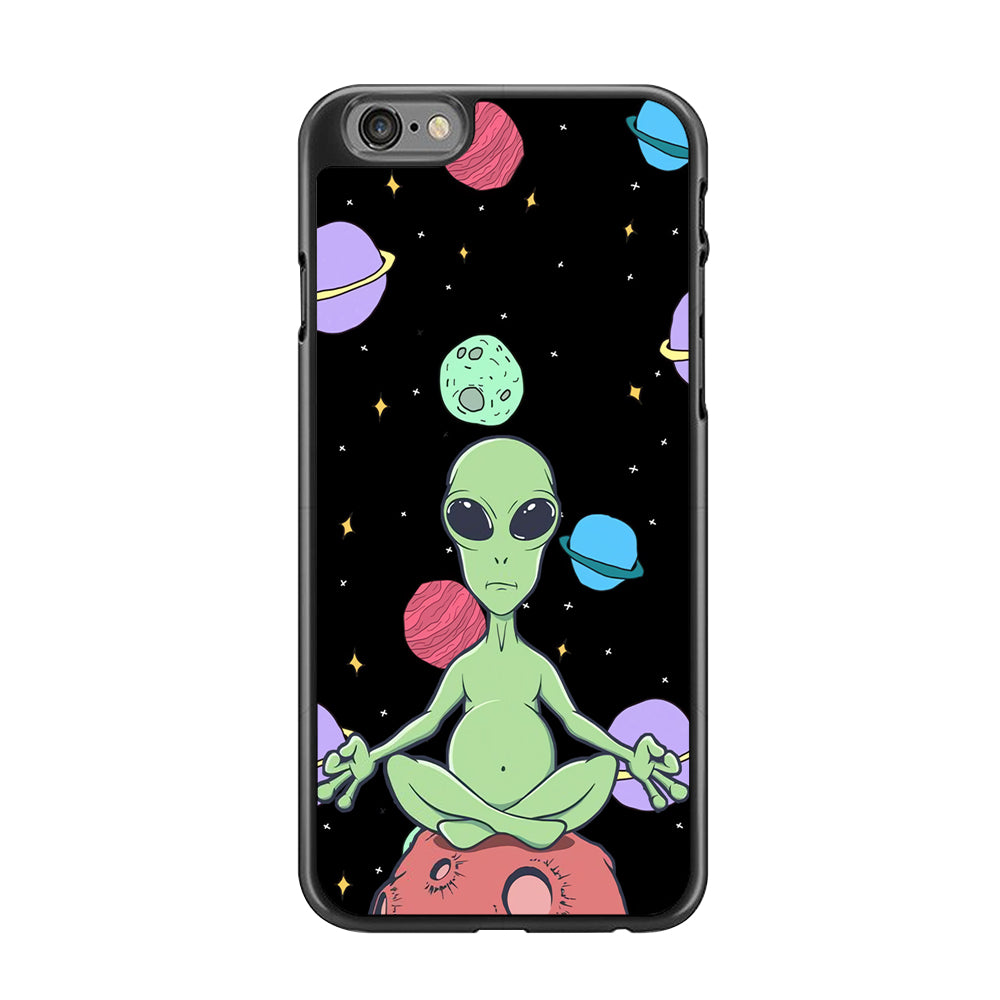 Alien Yoga Style On Space iPhone 6 | 6s Case