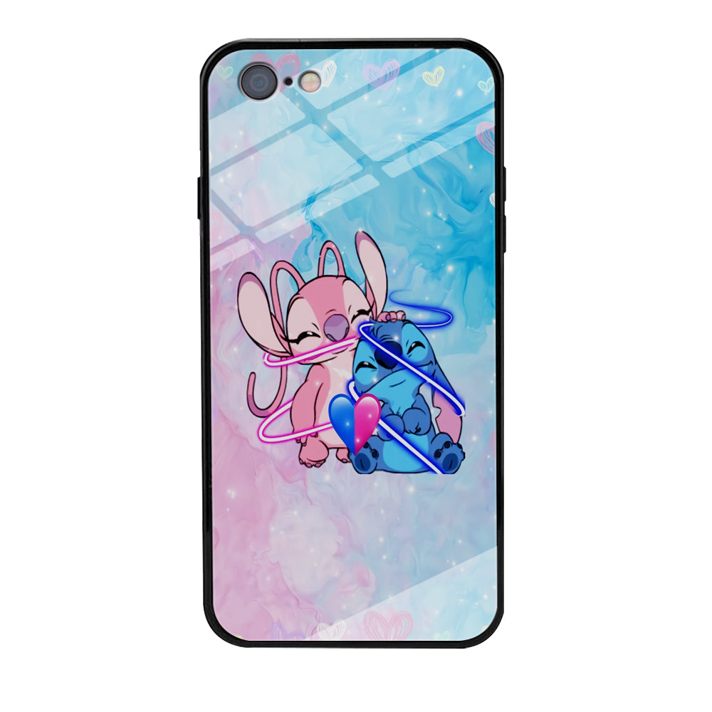 Angel and Stitch Aesthetic Marble iPhone 6 | 6s Case