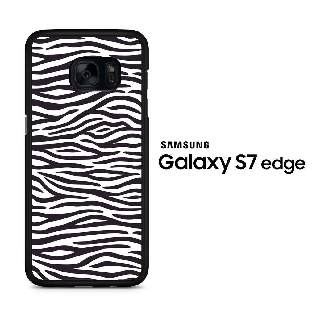 Animal Zebra Skin 01 Samsung Galaxy S7 Edge Case