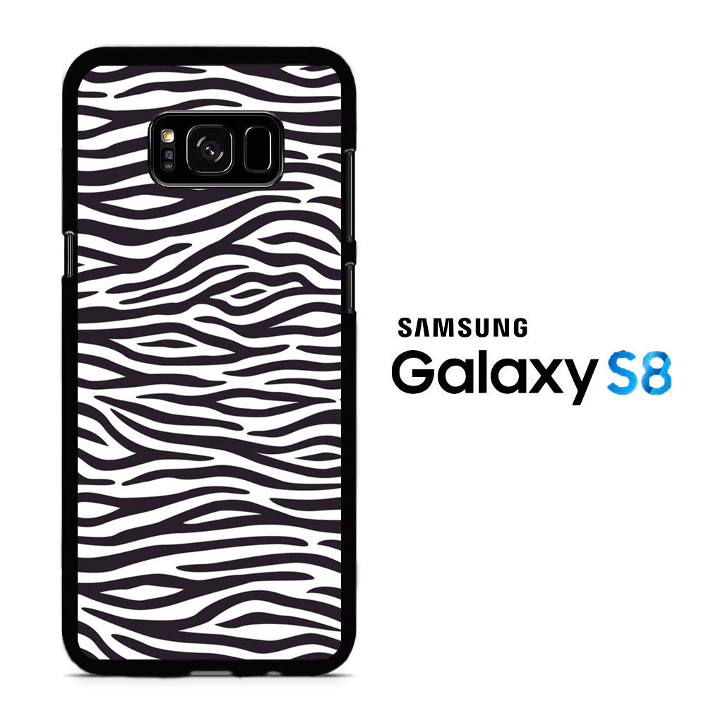 Animal Zebra Skin 01 Samsung Galaxy S8 Case
