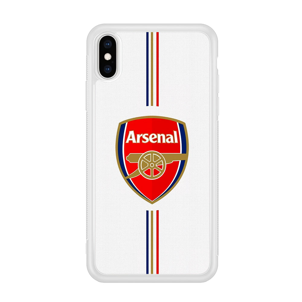 Arsenal FC Stripe iPhone XS Case